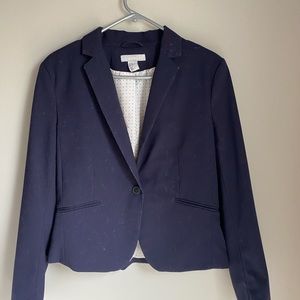 2 for $25 - H&M navy blue classic cut blazer